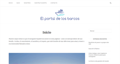 Desktop Screenshot of elportaldelosbarcos.es