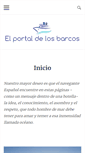 Mobile Screenshot of elportaldelosbarcos.es