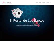 Tablet Screenshot of elportaldelosbarcos.com